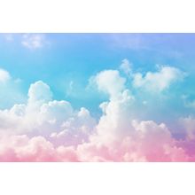 Cotton Candy Clouds Wall Mural