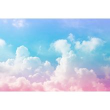 Cotton Candy Clouds Mural Wallpaper