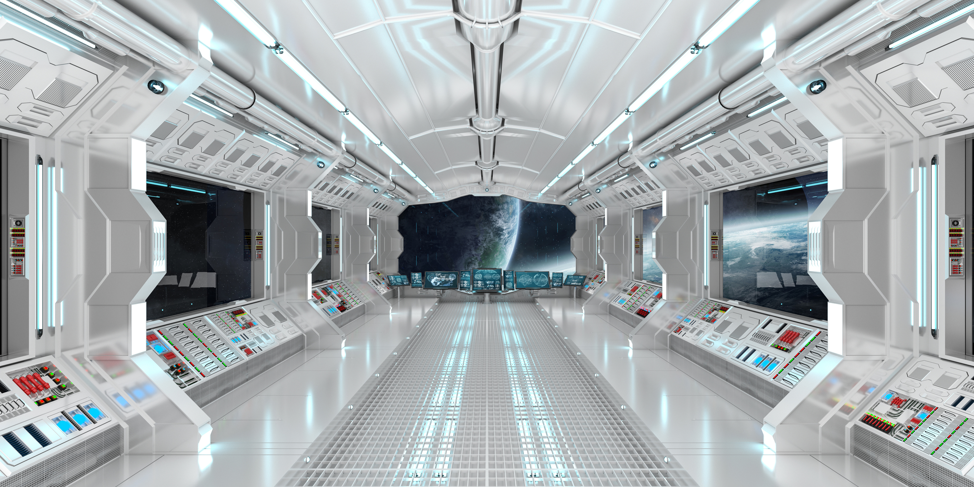 View From Inside Space Ship Wall Mural - Murals Your Way