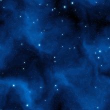 Starfield With Glowing Stars At Night Wall Mural