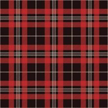 Red And Black Tartan Pattern Wallpaper