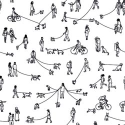 Dog-Walking-Pattern-Wallpaper