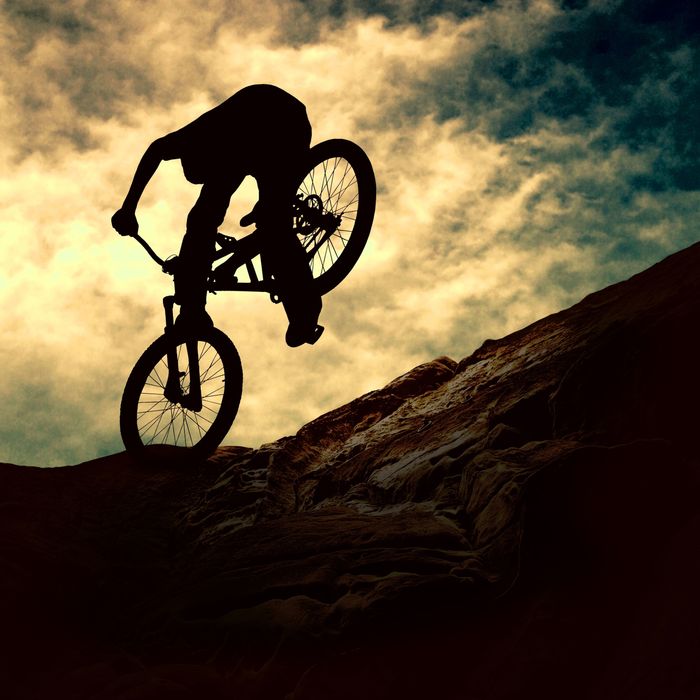Black Bmx Dirt Jumps Wallpaper Mountain Bike Sunset Mural Murals