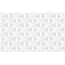 White Geometric Background Wall Mural