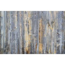 Weathered Grey Wooden Planks Wall Mural