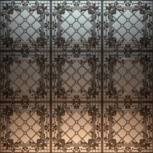 Vintage Tin Tile Wall Mural