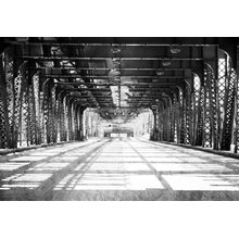 Old Chicago Design Bridge Wall Mural