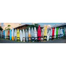 Surfboard Fence Wall Mural