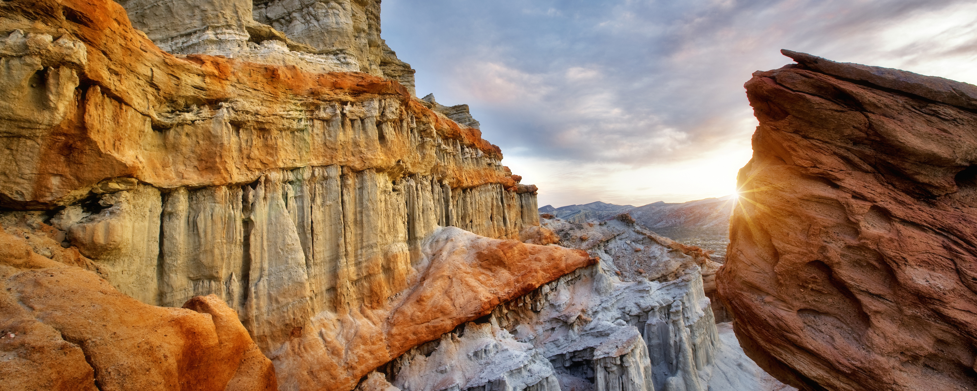 Colorful Sandstone Rocks At Red Rock Canyon State Park - Murals Your Way