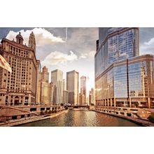 Chicago Skyline Wall Mural