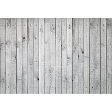 White Painted Wooden Boards Mural Wallpaper