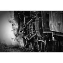 Steam Train Wall Mural