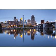 Minneapolis Twilight Wall Mural