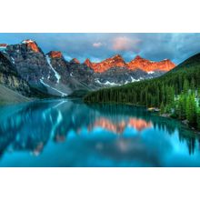 Moraine Lake Sunrise Wall Mural