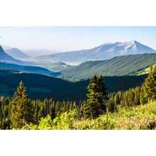 Mountain Vista From Mt Baldy Wall Mural