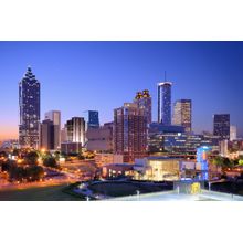 Morning View of Downtown Atlanta, Georgia Wall Mural