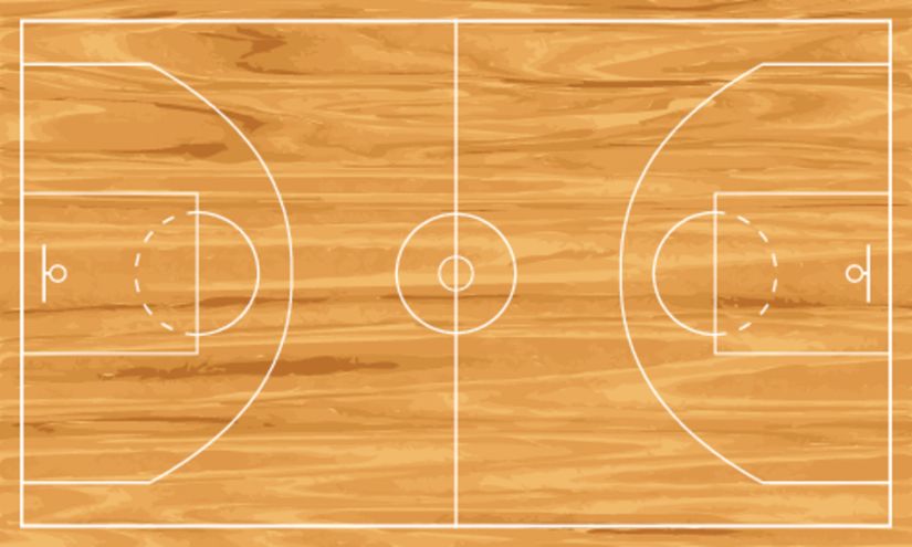 basketball court wood flooring
