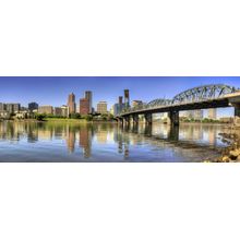 Portland Skyline Wall Mural