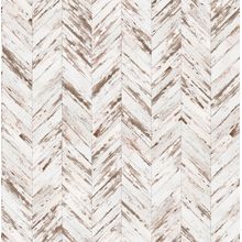 Old Painted Herringbone Wood Wall Mural