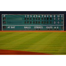 Baseball Scoreboard Wall Mural