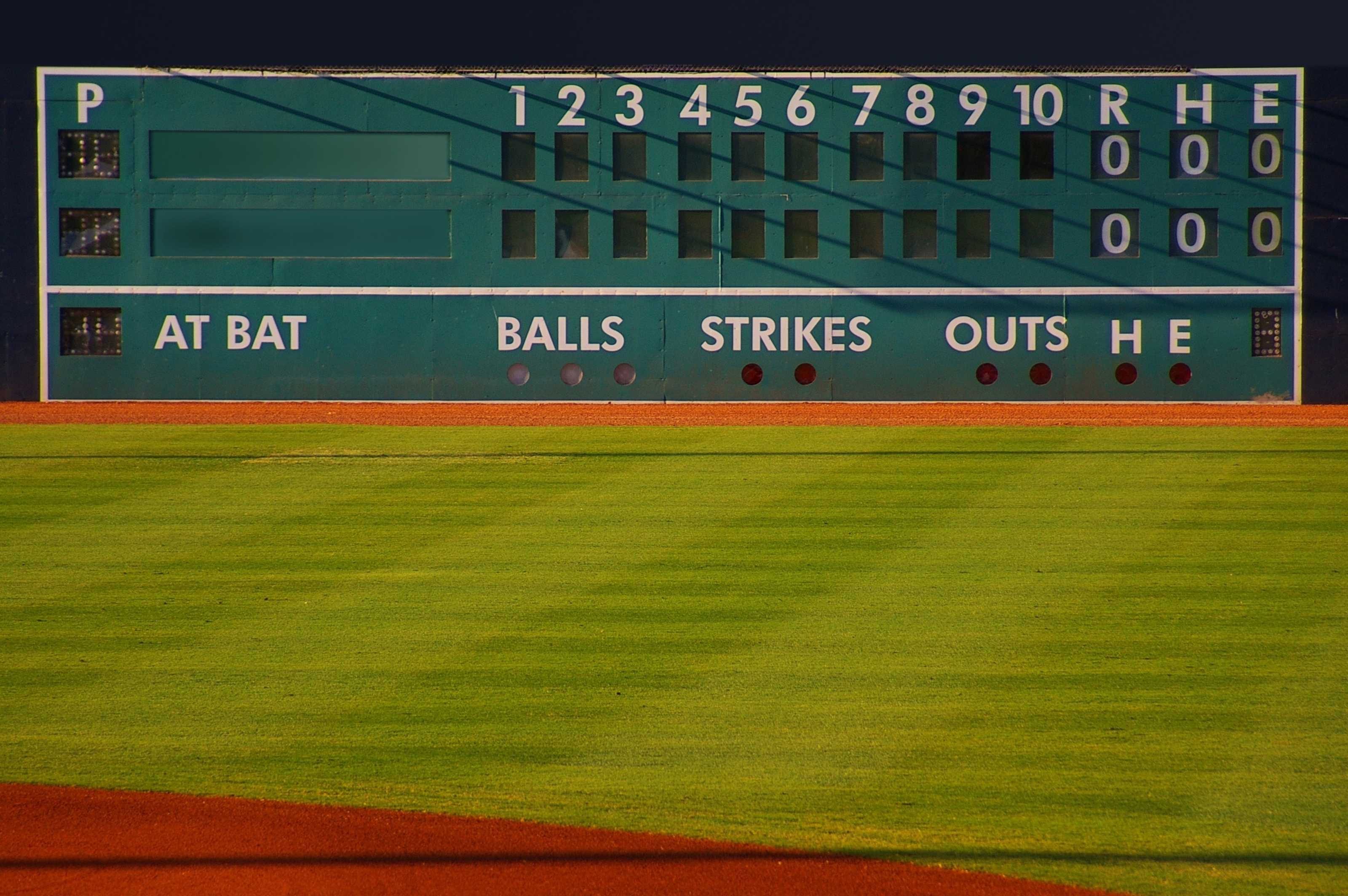 Baseball Scoreboard Mural