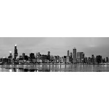 Chicago Skyline Panorama Mural Wallpaper