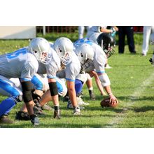 Football Players Offense Wall Mural