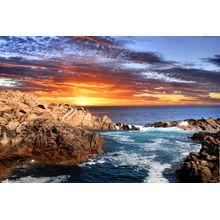 Sunset Coast Wall Mural
