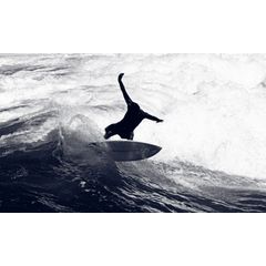 Surfer Riding Waves Wall Mural