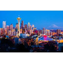 Downtown Seattle Wall Mural