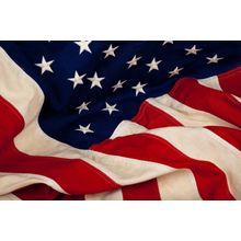 Folds Of American Flag Wall Mural