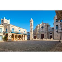 Havana Cathedral Wall Mural