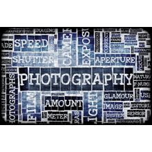 Photography Wordcloud Wall Mural