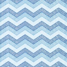 Blue Bubbles Chevron Pattern Wallpaper