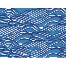 Blue Sea Wave Wall Mural
