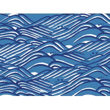 Blue Sea Wave Wallpaper Mural