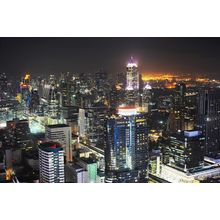 Bangkok Night Wall Mural