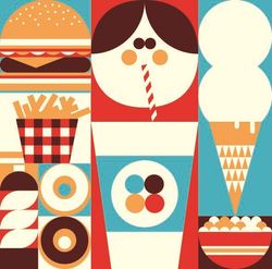 Fun-Food-Wall-Mural