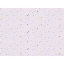 Flopsy Bunnies Ditsy Hearts - Light Pink Wallpaper