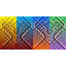 Color Wave Wall Mural