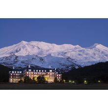 Grand Chateau and Mt. Ruapehu At Dusk Wall Mural