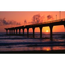 Sunrise At New Brighton Pier Wall Mural