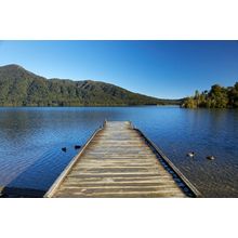 Jetty, Lake Kaniere Wall Mural