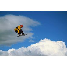 Snowboarder, Cardrona Alpine Resort Wall Mural