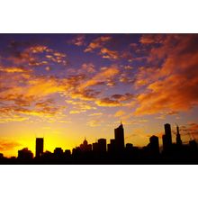 Melbourne At Dawn, Australia Wall Mural