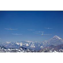 Gliders Racing In Fai World Sailplane Grand Prix Wall Mural