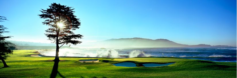Pebble Beach Golf Links - 18Th Hole Wall Mural - Murals Your Way