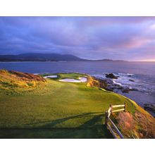 Pebble Beach Golf Links - 7th Hole Sunset Wall Mural