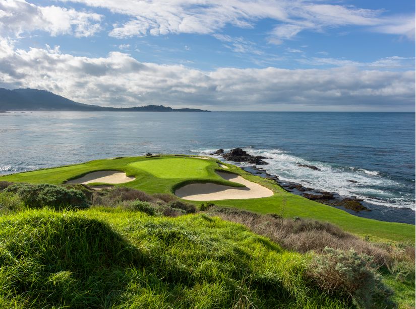 『pebble beach-seventh hole』ピーター・エレンショウ作 pebble beach-seventh hole』ピーター・エレンショウ作 pebble beach