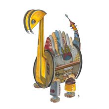 Spinosaurus Robot Wall Mural